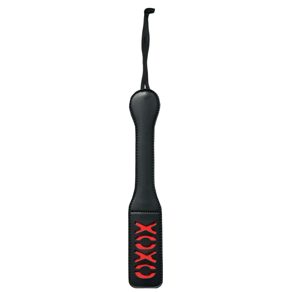 Sex & Mischief XOXO black spanking paddle