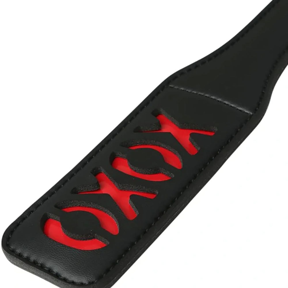 Sex & Mischief XOXO black spanking paddle – image 3