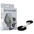 Sex & Mischief Bondage Toy – Furry Handcuffs – Black