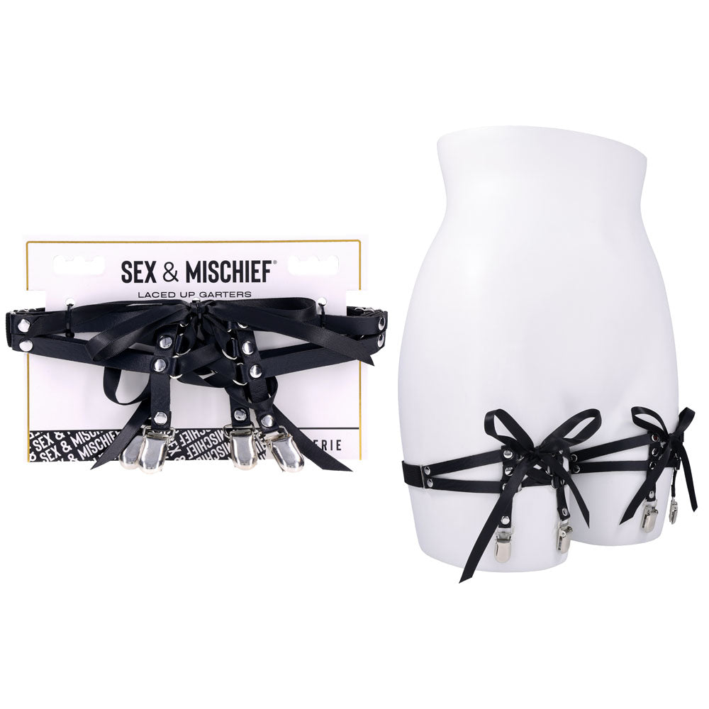 Sex & Mischief Bondage Toys – Laced Up Design – Black