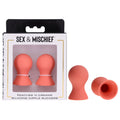 Sex & Mischief Bondage Toys – Body-Safe Silicone – Peach – Set of 2