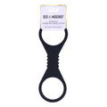 Sex & Mischief Bondage Toys – Body-Safe Silicone – Black – Large