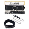 S&M Bondage Toy – Collar and Leash – Black