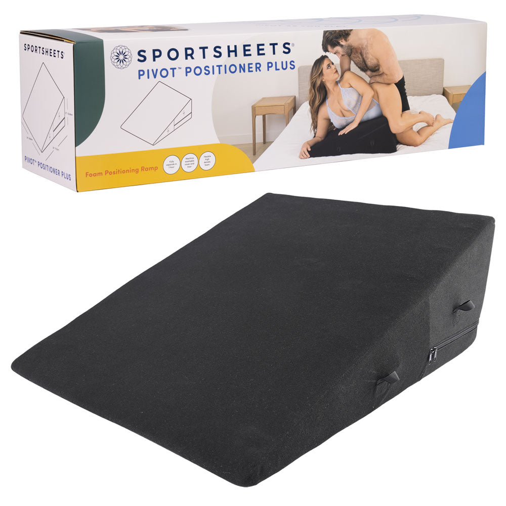 Sportsheets Pivot Positioner Plus black foam wedge