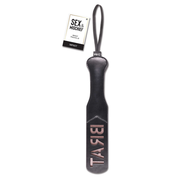 Sex & Mischief Bondage Toy – Paddle – Black