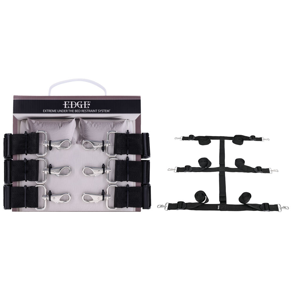 Intimelly Bondage System – Adjustable Restraint Straps – Black