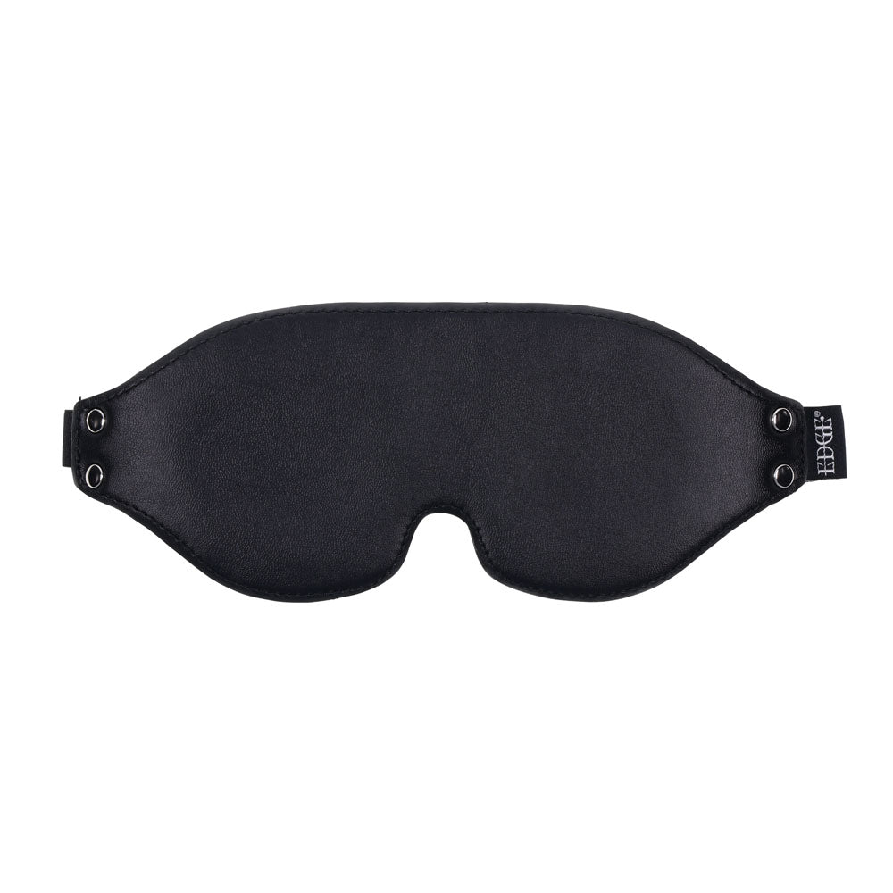 EDGE Lights Out Black Blindfold – Comfortable Eyemask for Sleep and Sensory Play (Adjustable Fit, Soft Material)