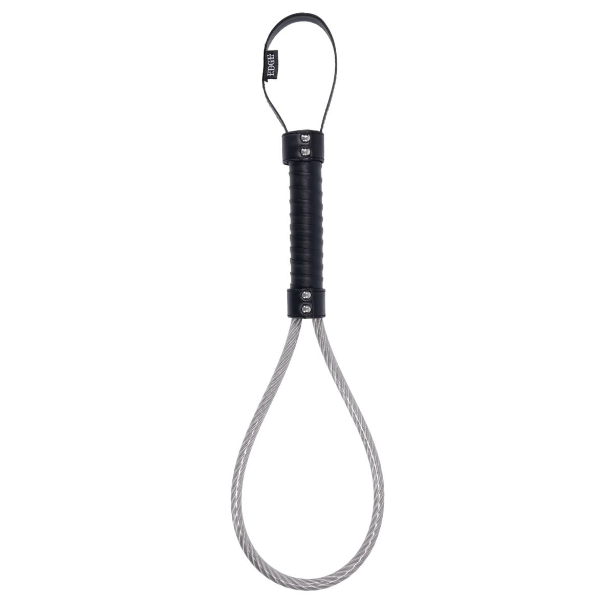 Intimelly Bondage Toy – Metal Loop Spanker – Silver