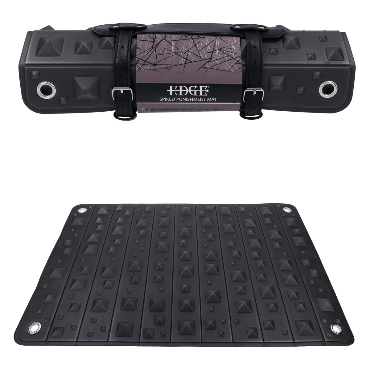 EDGE Bondage Mat – Spiked, Sensory Play – Black