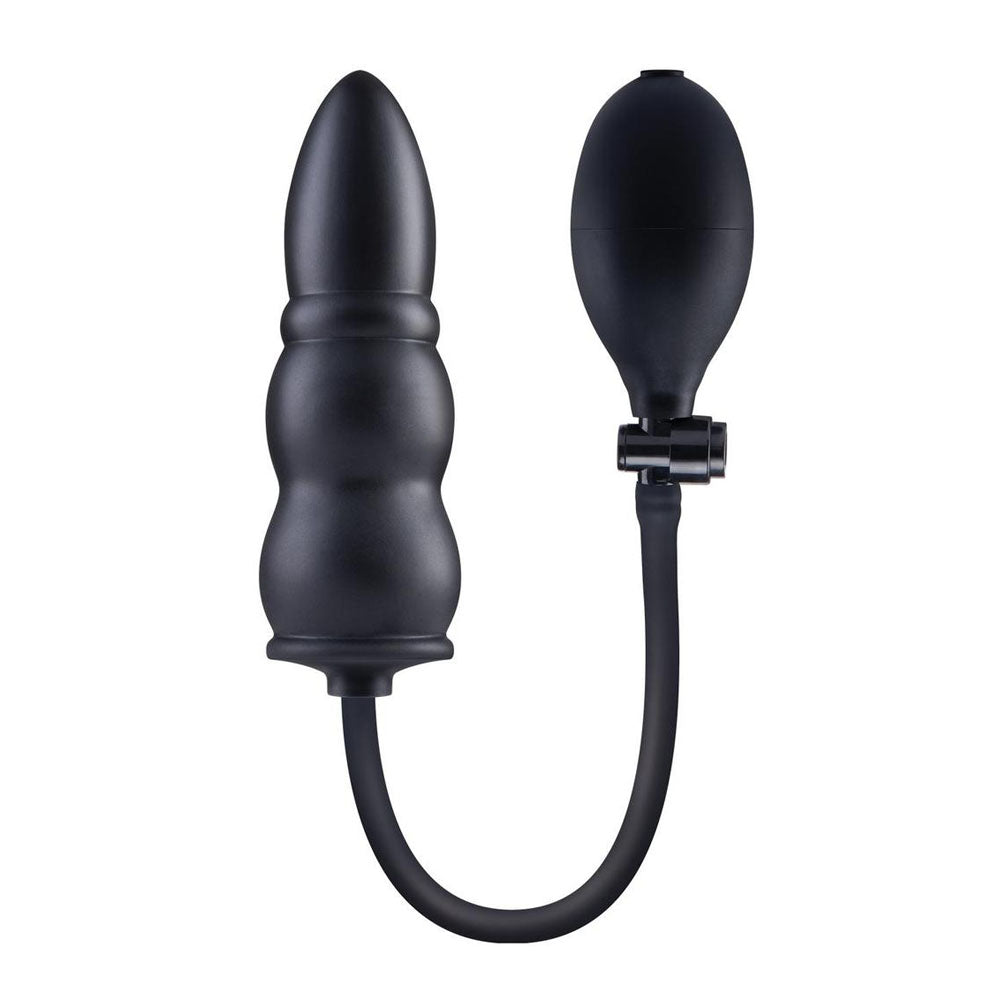 Size Up Anal Toy – Inflatable, 15.2 cm – Black