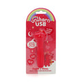 Unihorn - USB Rechargeable Vibrating Bullet - Cupid's Beau in Red - Body-Safe Wellness Toy