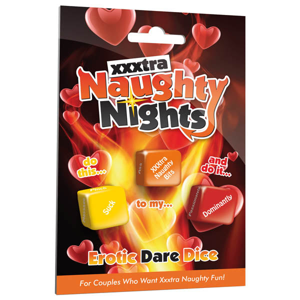 Naughty Nights Couples' Erotic Dare Dice Game – Fun & Flirty Relationship Enhancer