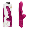 VIVE Vibrator – USB Rechargeable, Thrusting – Body-Safe Silicone – Pink – 25 cm