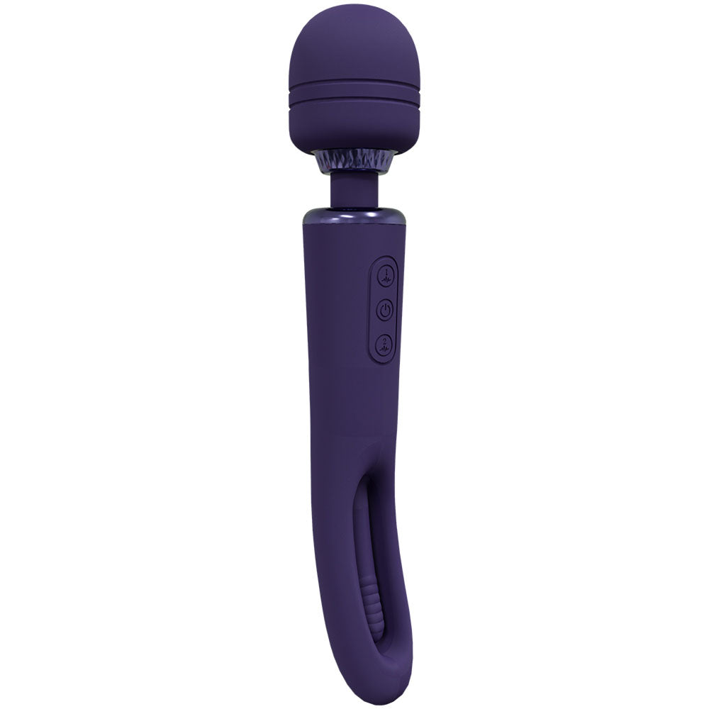 VIVE Vibrator – USB Rechargeable, Body-Safe Silicone – Purple – 25.2 cm