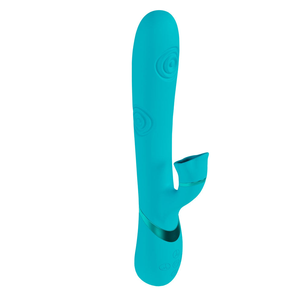 VIVE Vibrator – Tapping, USB Rechargeable – Blue – 25 cm