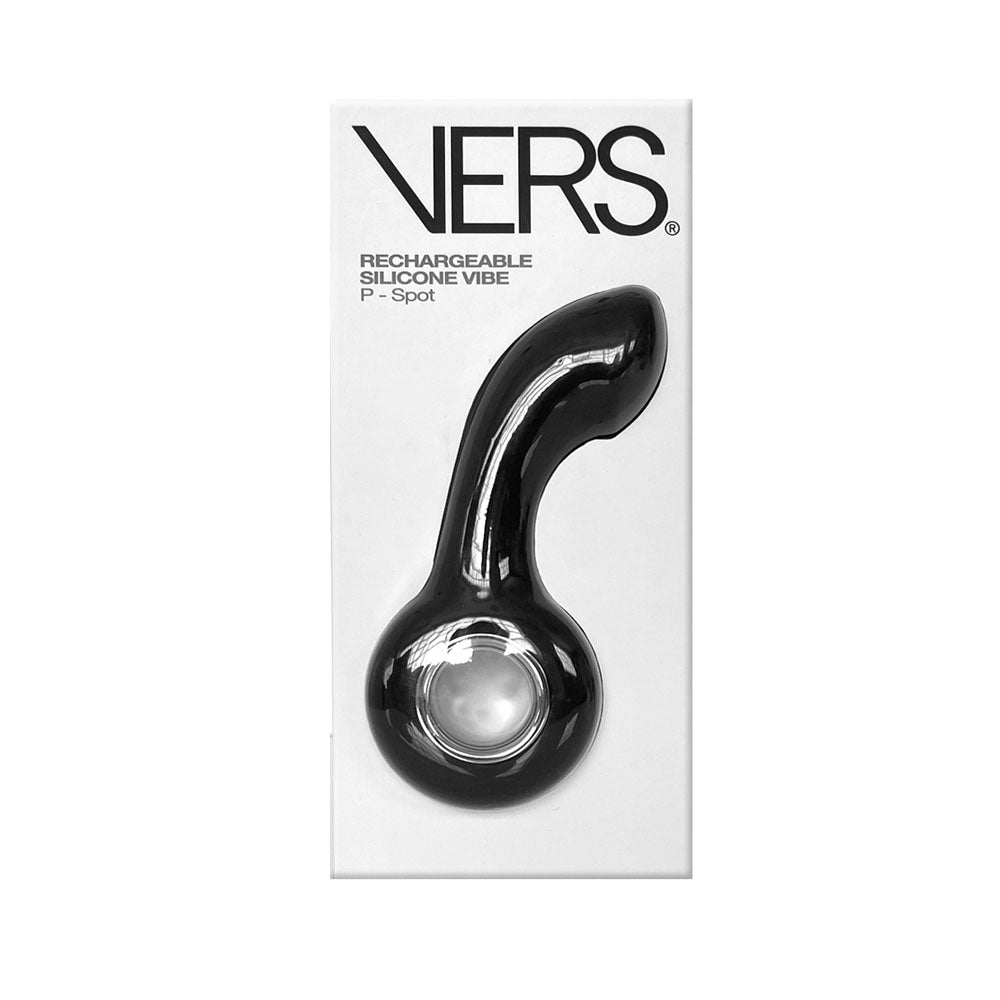 VERS Anal Toy – Rechargeable, Body-Safe Silicone – Black – 13 cm