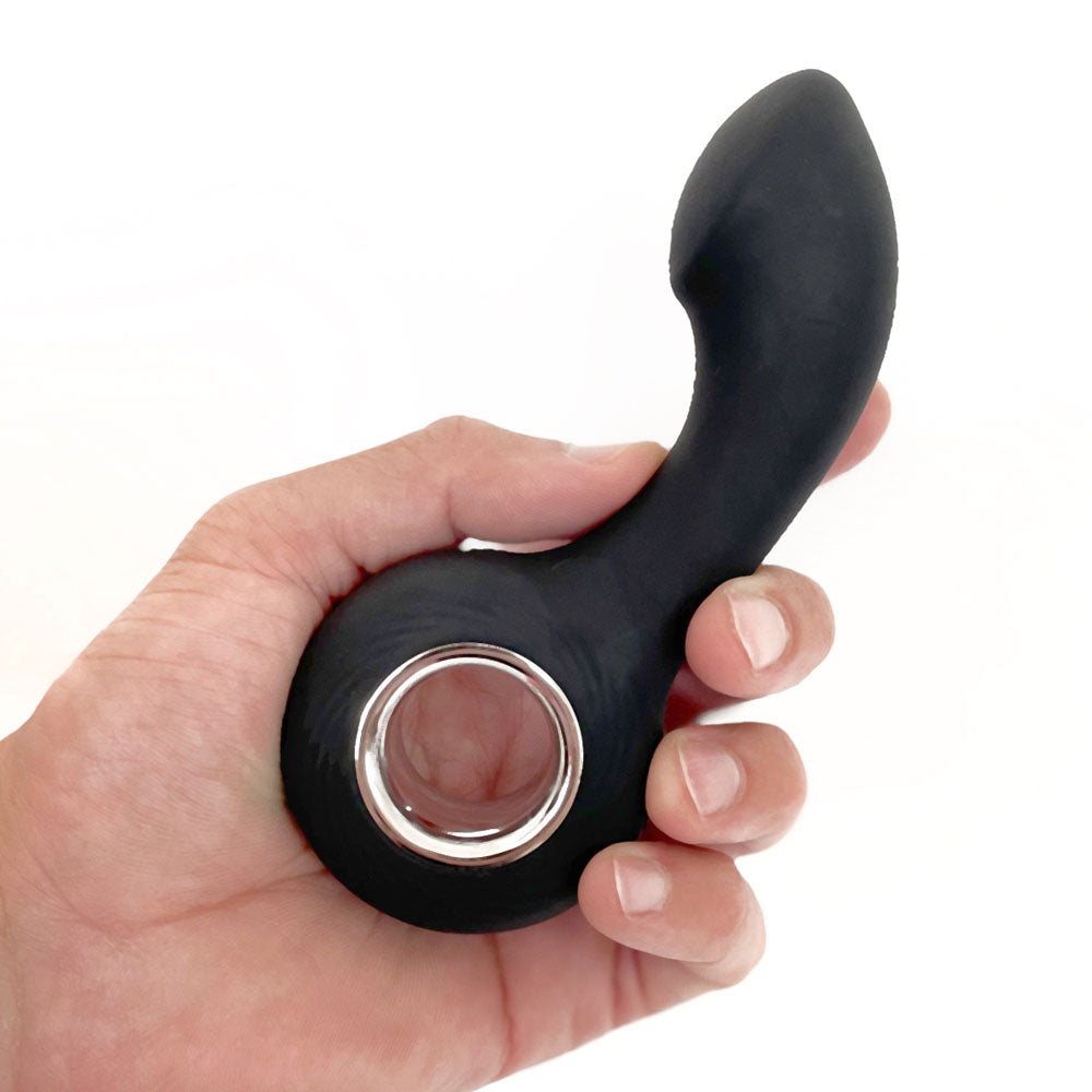 VERS Anal Toy – Rechargeable, Body-Safe Silicone – Black – 13 cm