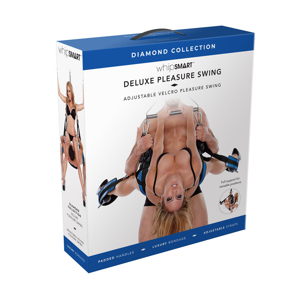 WhipSmart Diamond Deluxe Pleasure Swing - Blue Love Swing for Enhanced Intimacy and Wellness
