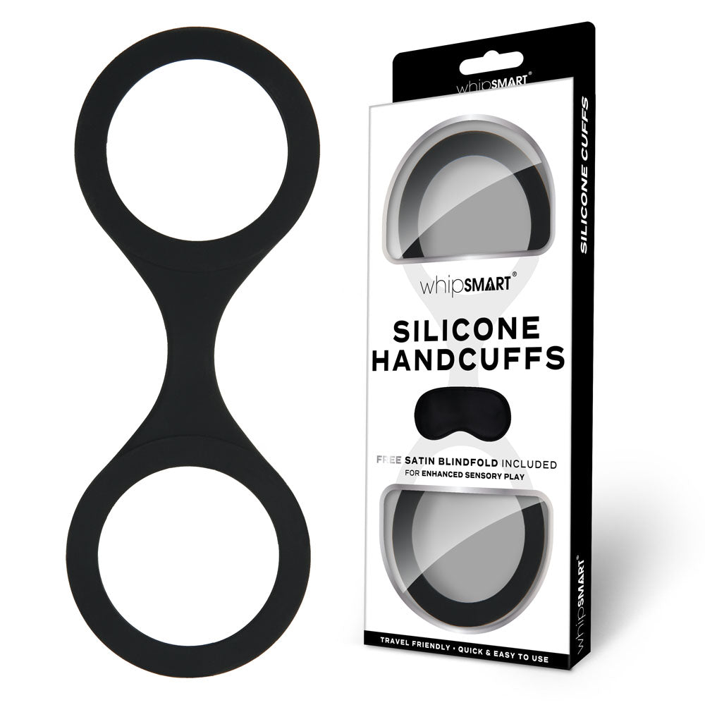 WhipSmart Bondage Toy – Body-Safe Silicone – Black