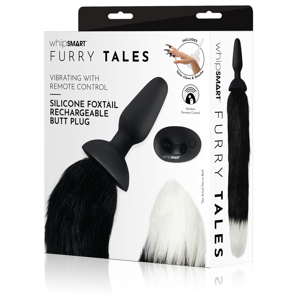 WhipSmart Anal Toy – Rechargeable, Body-Safe Silicone – Black – 9.5 cm