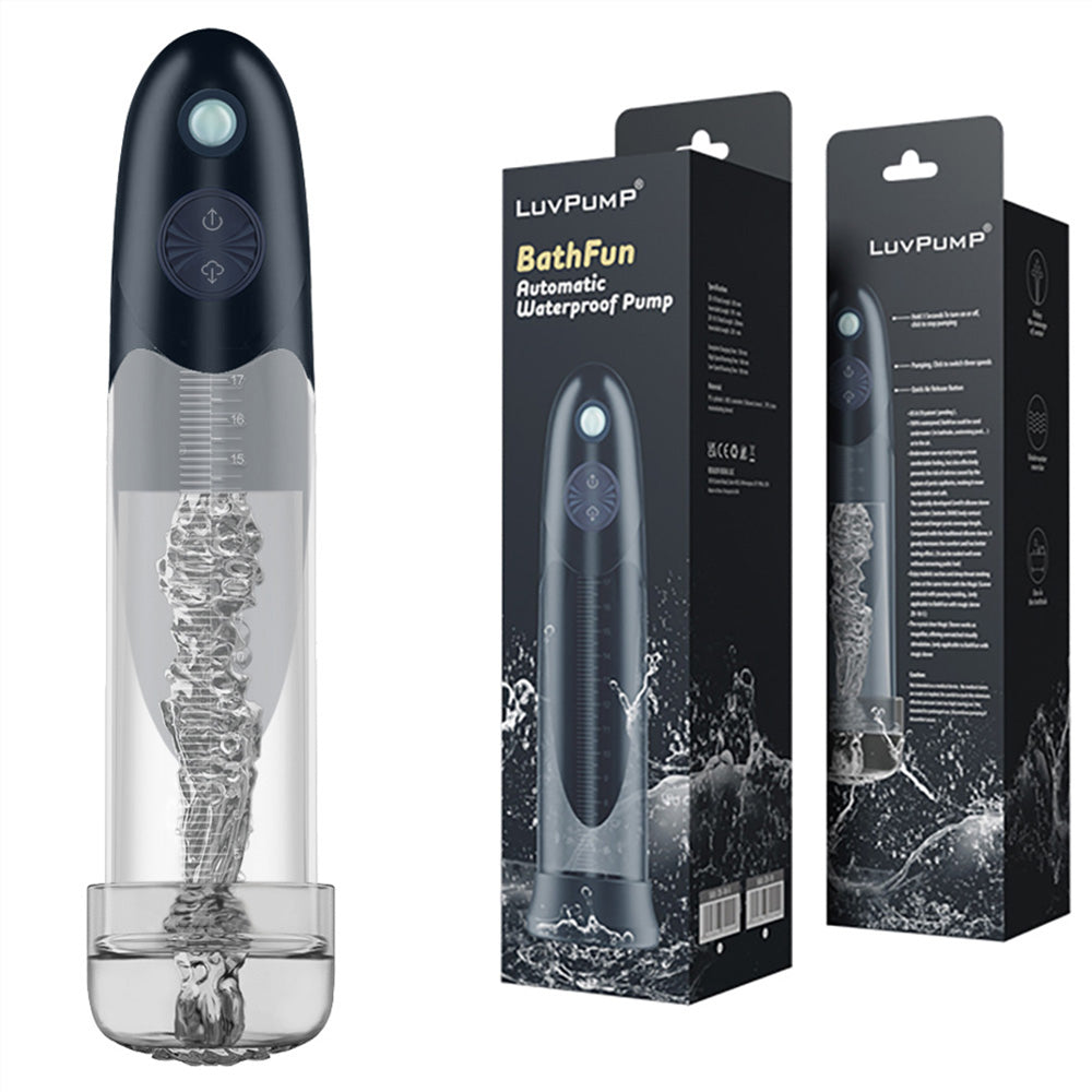 LuvPump BathFun - Waterproof Automatic Penis Pump for Enhanced Pleasure