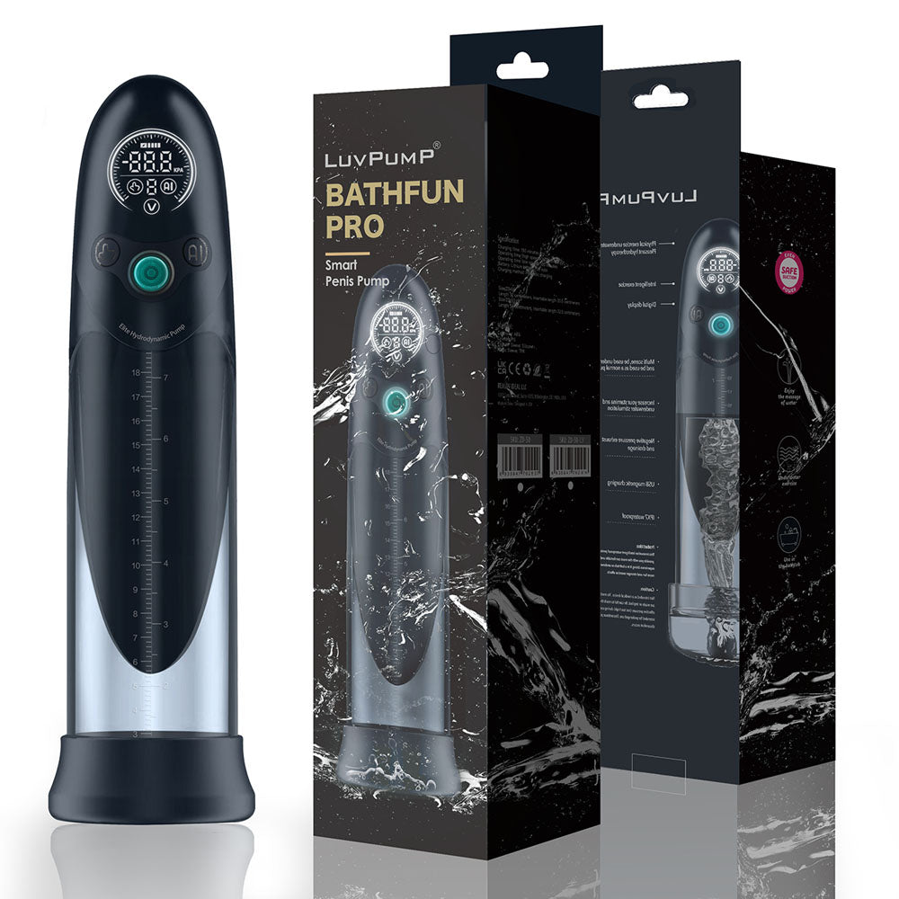 LuvPump Bathfun Pro - USB Rechargeable Waterproof Penis Pump