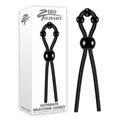 Zero Tolerance Cock Ring – Adjustable – Body-Safe Silicone – Black