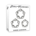 Zero Tolerance Cock Rings – Set of 3 – Clear