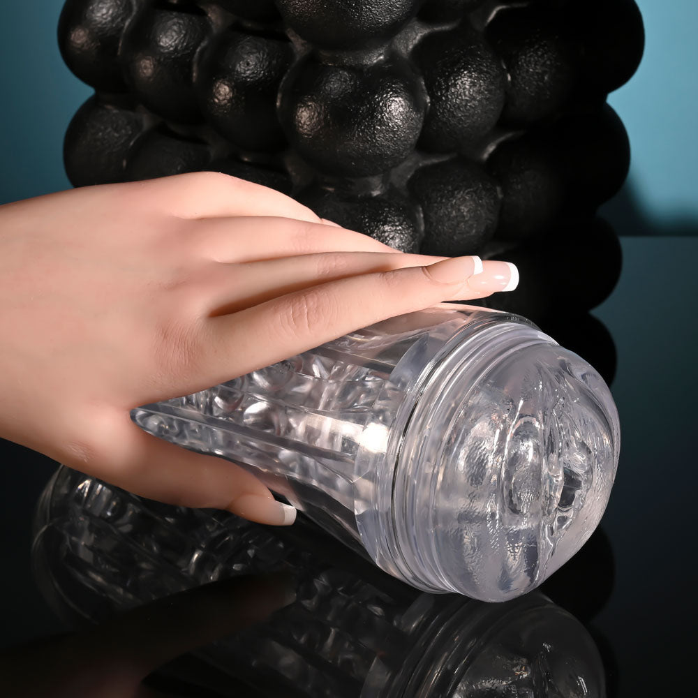Zero Tolerance Masturbator – Clear – 15 cm