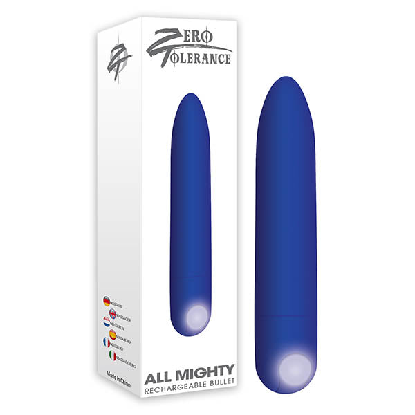 Zero Tolerance All Mighty Bullet - USB Rechargeable Purple Vibrator (9.1 cm / 3.6 inches)