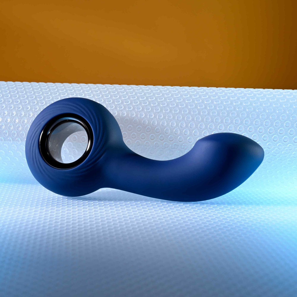 Zero Tolerance Anal Plug – Vibrating, USB Rechargeable – Blue – 13.8 cm