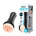 Zolo Masturbator – Textured, Body-Safe Silicone – Flesh – Standard