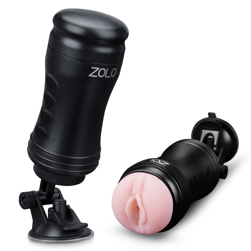 Zolo Masturbator – Suction Base – Flesh