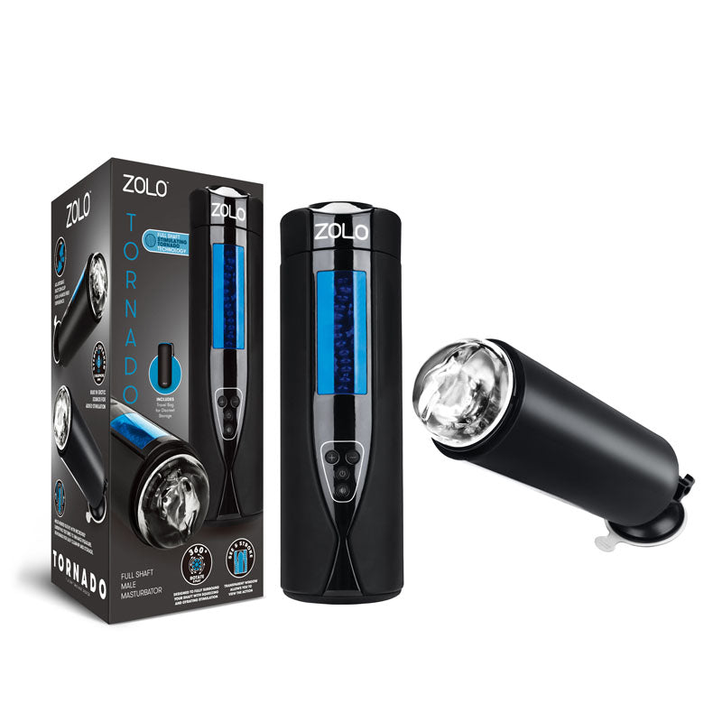 Zolo Masturbator – USB Rechargeable – Black
