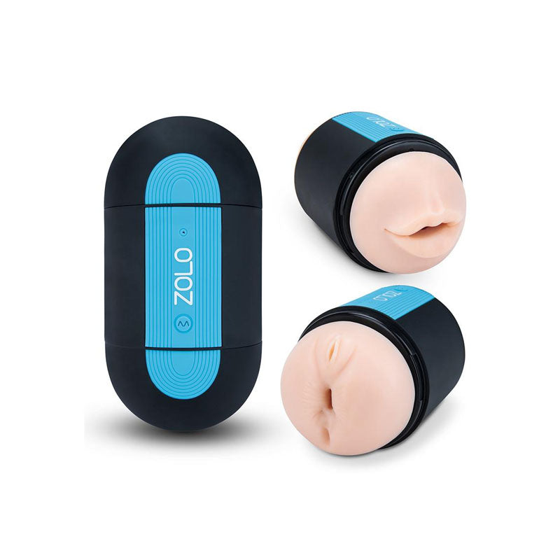 Zolo Masturbator – Double Ended, USB Rechargeable – Black