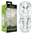 Zolo Stroker Sleeve – Spinner – Clear – Standard Size