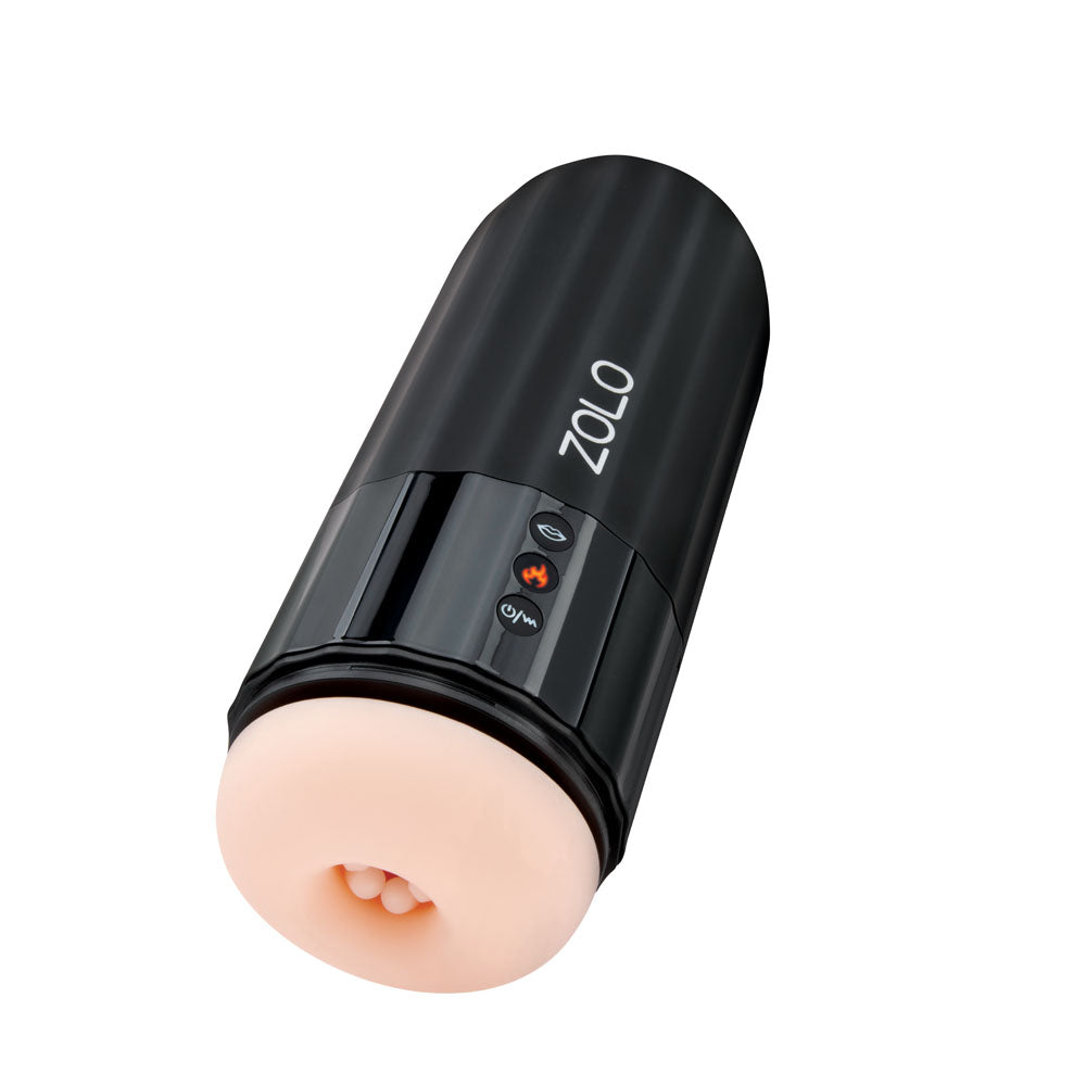 Zolo Masturbator – USB Rechargeable, Body-Safe Silicone – Black