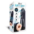 Zolo Lift Off - Body-Safe Flesh USB Rechargeable Vibrating and Thrusting Auto Stroker for Ultimate Pleasure