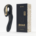 Zini Vibrator – USB Rechargeable, Body-Safe Silicone – Black/Gold – 19.5 cm