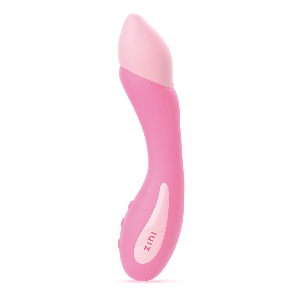 Zini Vibrator – USB Rechargeable – Body-Safe Silicone – Cherry Blossom – 18.2 cm