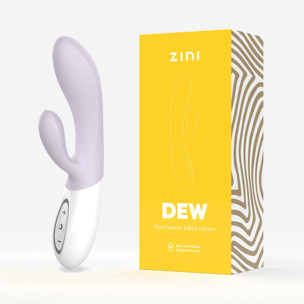 Zini Vibrator – USB Rechargeable, Body-Safe Silicone – Purple Hydrangea – 20 cm