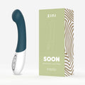 Zini Vibrator – USB Rechargeable, Body-Safe Silicone – Legion Blue – 20 cm