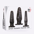 Adam & Eve Anal Rockets Flexible Butt Plug Trainer Set
