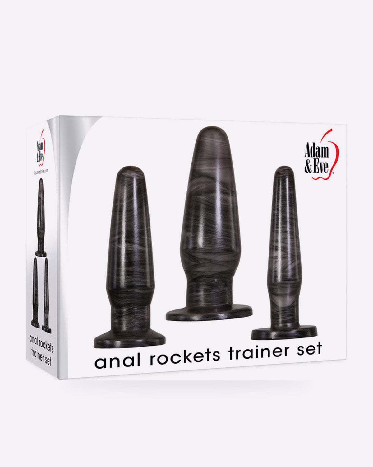 Adam & Eve Anal Rockets Flexible Butt Plug Trainer Set
