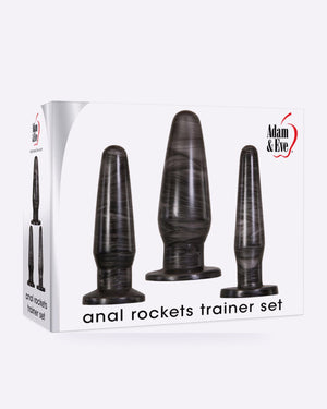 Adam & Eve Anal Rockets Flexible Butt Plug Trainer Set