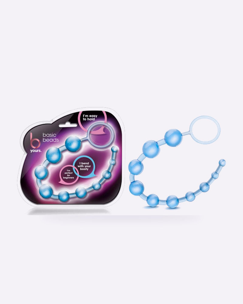 Blush B Yours Basic Anal Beads – 32 cm – Blue