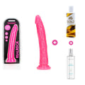 REALROCK Glow Dong Bundle – Toy, Lube & Toy Cleaner