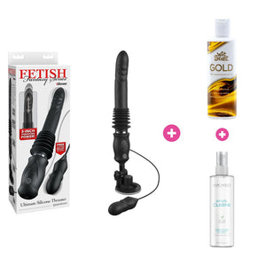 FFS Silicone Thruster Bundle – Toy, Lube & Toy Cleaner
