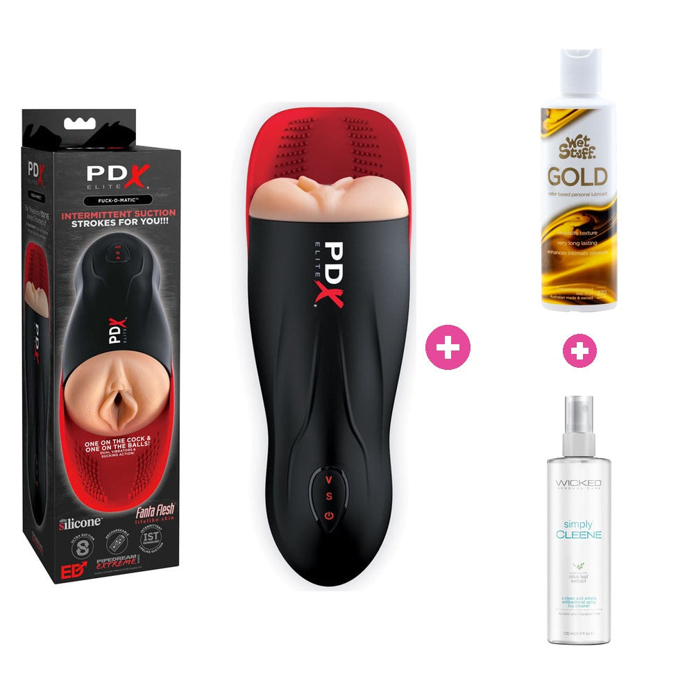 Pipedream Personal Massager Bundle – Toy, Lube & Toy Cleaner