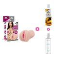 Zolo Realistic Masturbator Bundle – Toy, Lube & Toy Cleaner